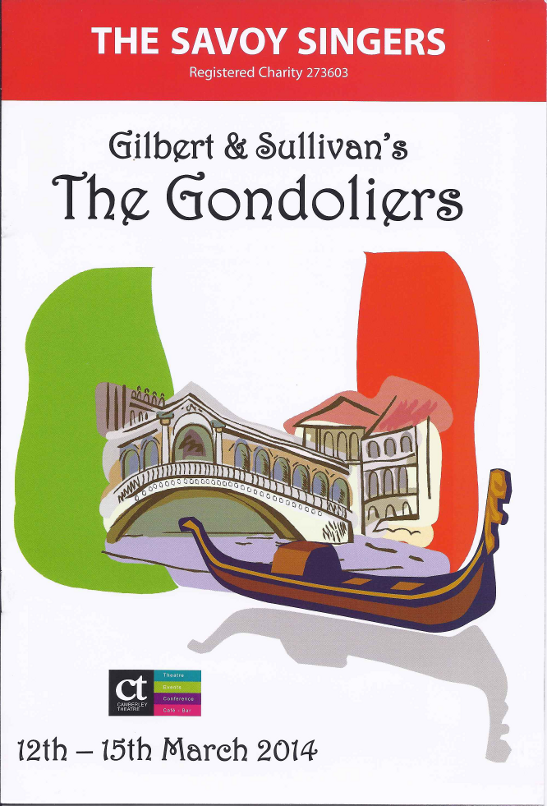 Savoy Singers Programme